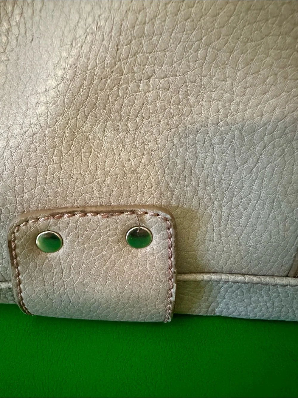 Chinese Laundry Taupe Vintage Buckle Clutch - Picture 4 of 10